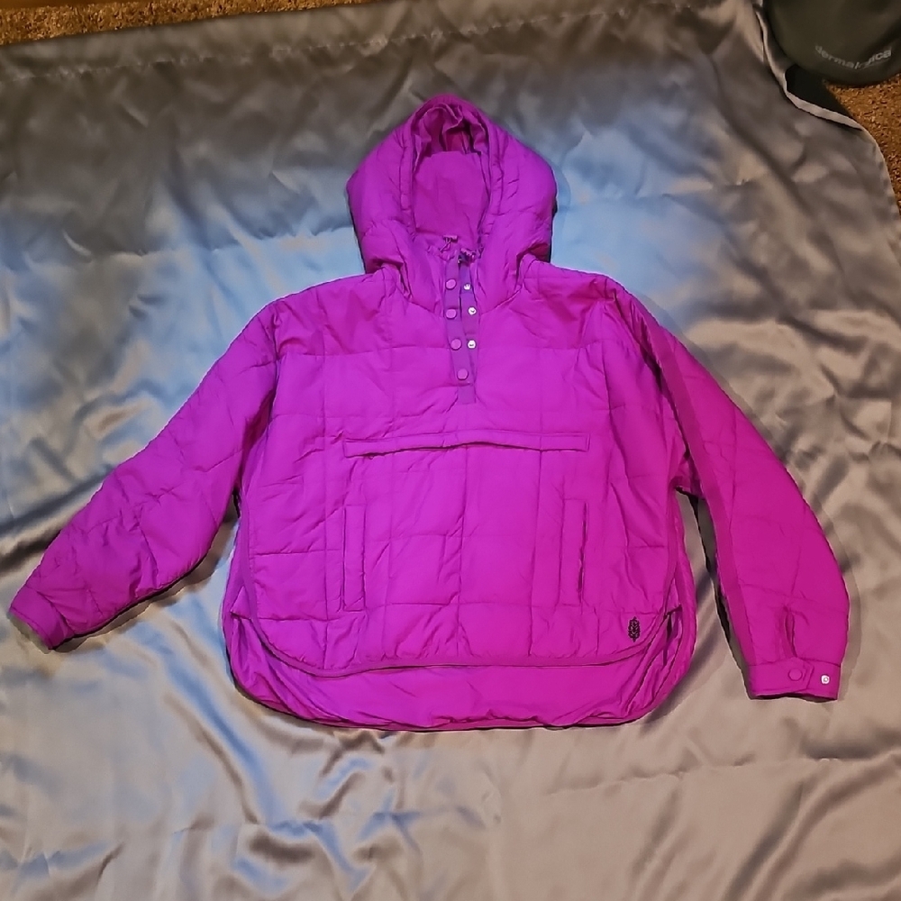 FP Movement Vivid Violet Pippa Water Resistant Packable Pullover